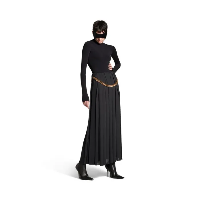 Balenciaga Dresses and Skirts Women Women039s Pleated Skirt In Black Black