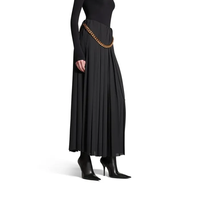 Balenciaga Dresses and Skirts Women Women039s Pleated Skirt In Black Black