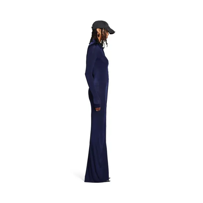 Balenciaga Dresses and Skirts Women Women039s Stretch Maxi Dress In Dark Navy Dark Navy