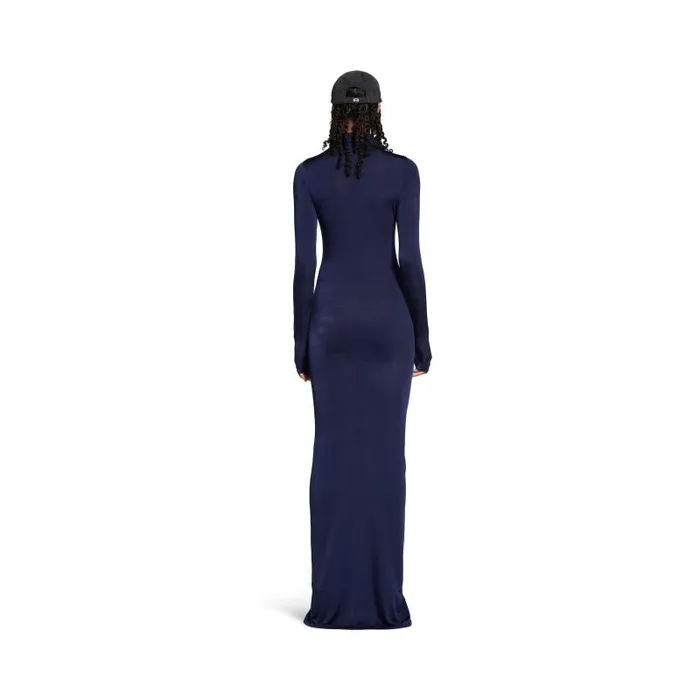Balenciaga Dresses and Skirts Women Women039s Stretch Maxi Dress In Dark Navy Dark Navy