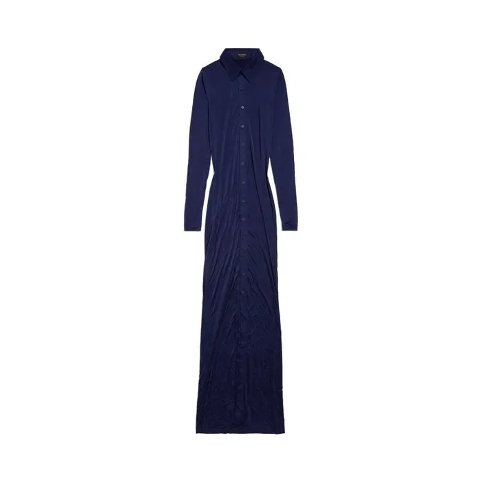 Balenciaga Dresses and Skirts Women Women039s Stretch Maxi Dress In Dark Navy Dark Navy