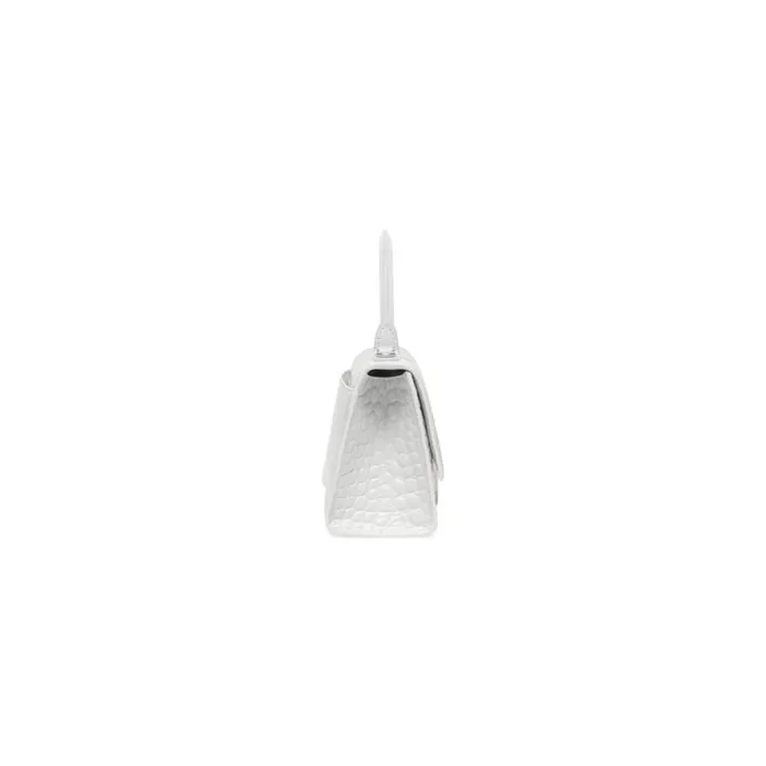 Balenciaga Handbags Women Women039s Hourglass Xs Handbag Crocodile Embossed In White White