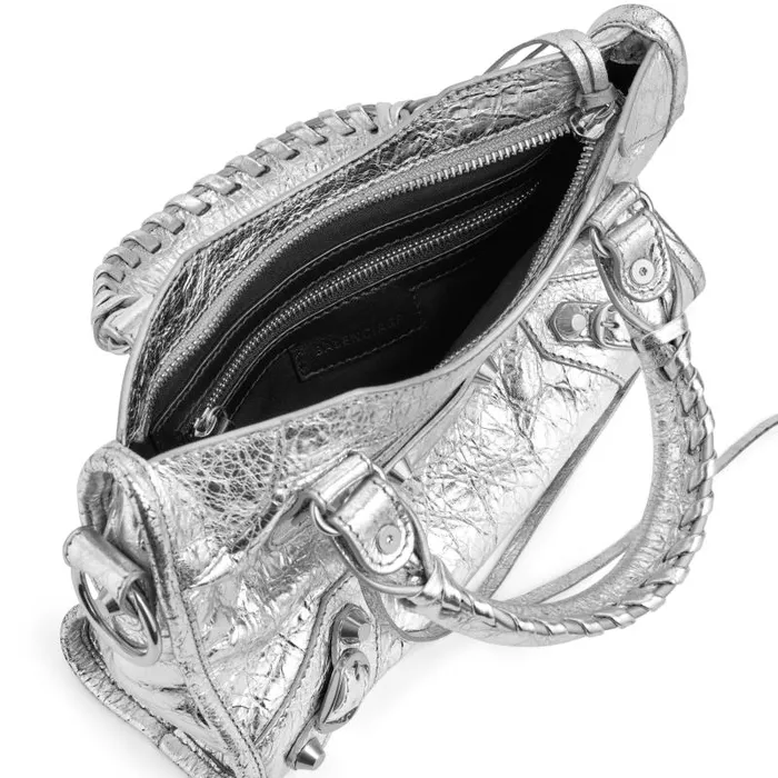 Balenciaga Handbags Women Women039s Le City Mini Bag In Silver Silver Balenciaga Handbags Women Women039s Le City Mini Bag In Silver Silver