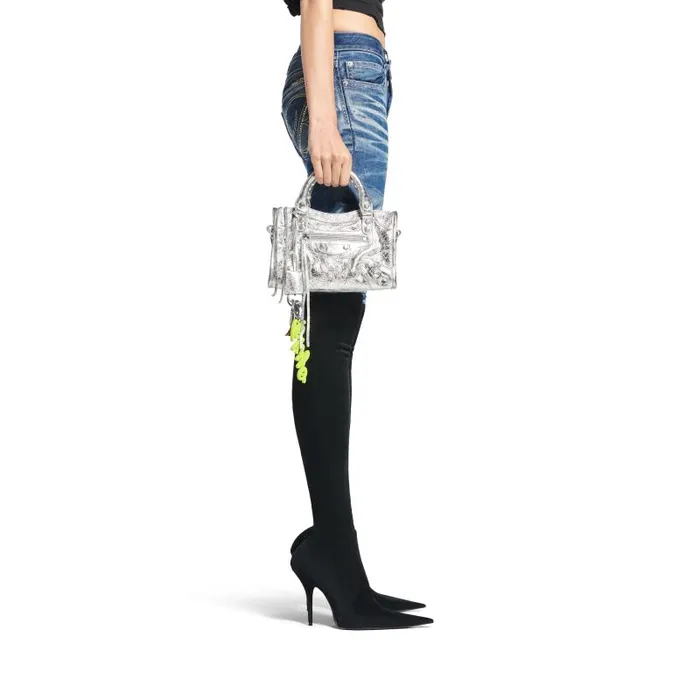 Balenciaga Handbags Women Women039s Le City Mini Bag In Silver Silver Balenciaga Handbags Women Women039s Le City Mini Bag In Silver Silver