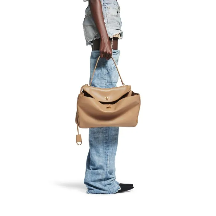 Balenciaga Handbags Women Women039s Rodeo Medium Handbag In Latte Latte Balenciaga Handbags Women Women039s Rodeo Medium Handbag In Latte Latte