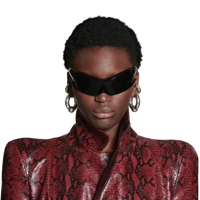 Balenciaga Jewelry WomenMen Mega Earrings In Silver Silver