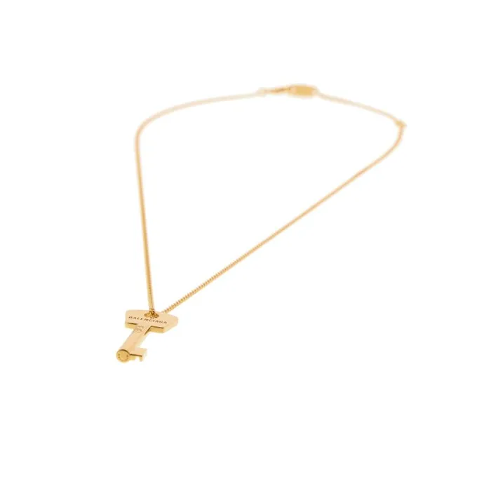 Balenciaga Jewelry Women Women039s Amour Key Necklace In Gold Gold Balenciaga Jewelry Women Women039s Amour Key Necklace In Gold Gold