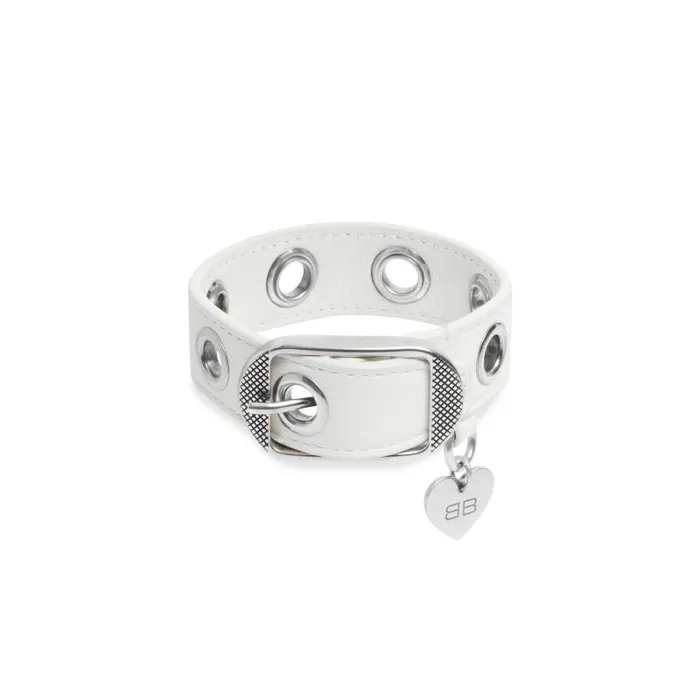Balenciaga Jewelry Women Women039s Cagole Bracelet In White White