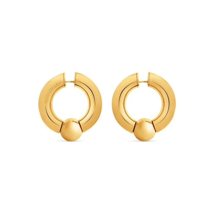 Balenciaga Jewelry Women Women039s Mega Earrings In Gold Gold