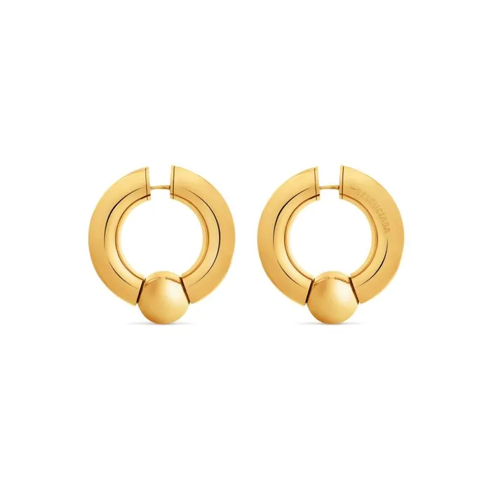 Balenciaga Jewelry Women Women039s Mega Earrings In Gold Gold Balenciaga Jewelry Women Women039s Mega Earrings In Gold Gold