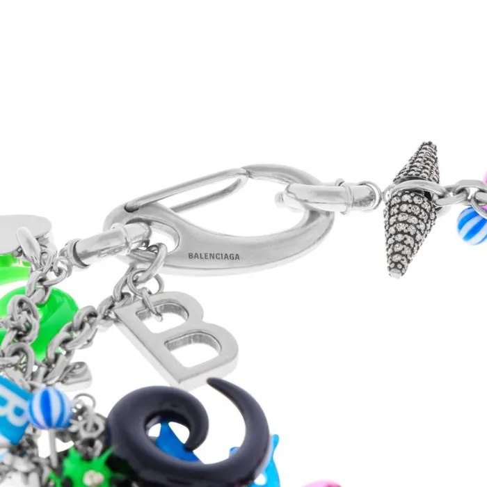 Balenciaga Jewelry Women Women039s Pigalle Collector Necklace In Silvermulticolor Silvermulticolor Balenciaga Jewelry Women Women039s Pigalle Collector Necklace In Silvermulticolor Silvermulticolor