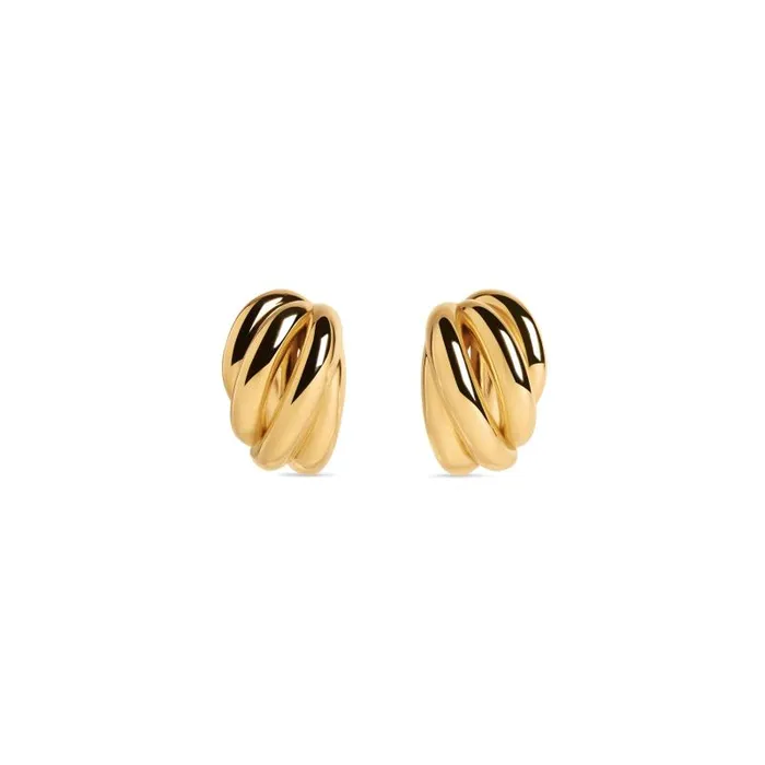 Balenciaga Jewelry Women Women039s Saturne Earrings In Gold Gold