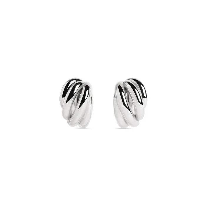 Balenciaga Jewelry Women Women039s Saturne Earrings In Silver Silver