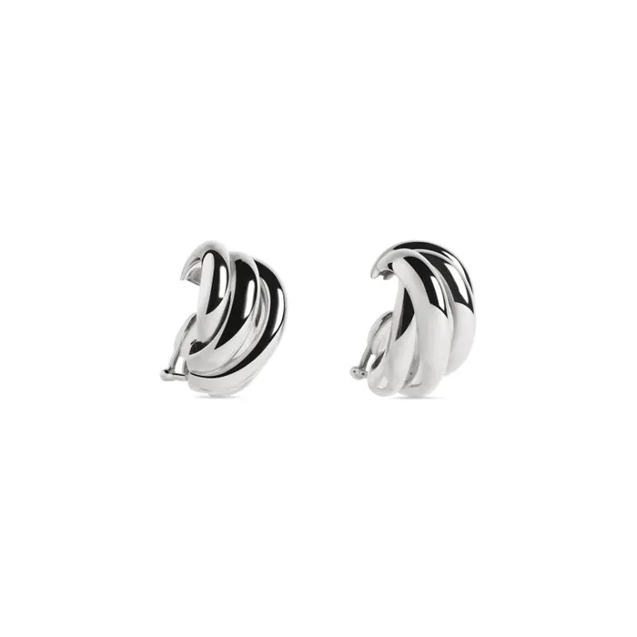 Balenciaga Jewelry Women Women039s Saturne Earrings In Silver Silver