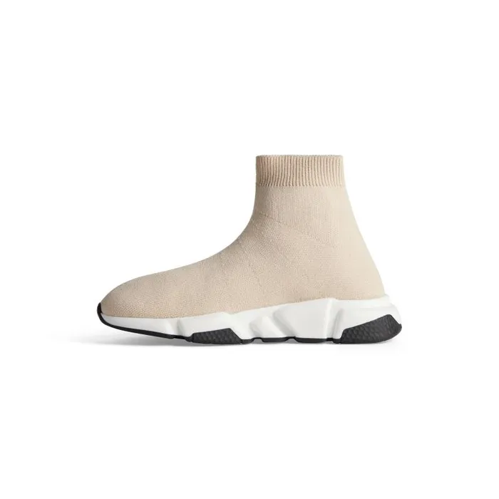Balenciaga Kids WomenMen Kids 8211 Speed Recycled Knit Sneaker In Light Beige Light Beige Balenciaga Kids WomenMen Kids 8211 Speed Recycled Knit Sneaker In Light Beige Light Beige