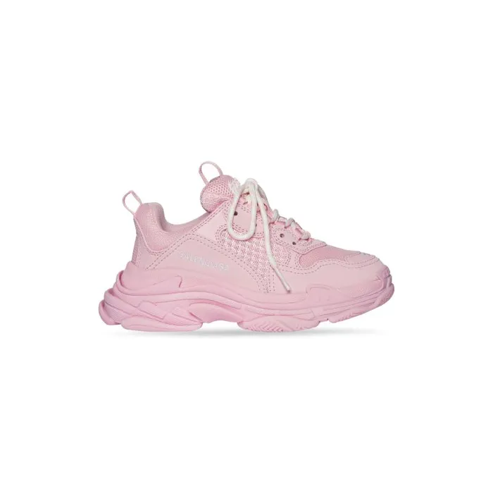 Balenciaga Kids WomenMen Kids 8211 Triple S Sneaker In Pink Pink