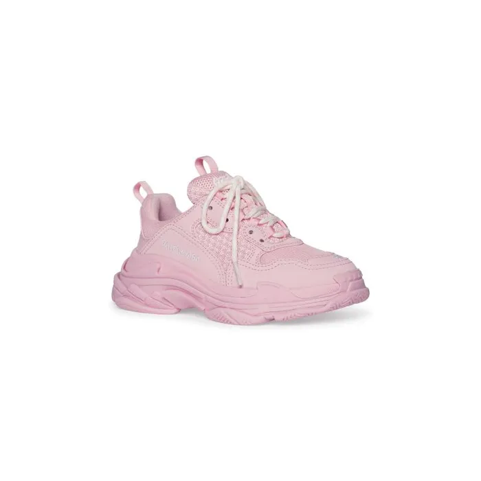 Balenciaga Kids WomenMen Kids 8211 Triple S Sneaker In Pink Pink