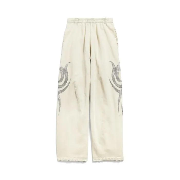 Balenciaga Pants Men Men039s Y2k Baggy Sweatpants In Light Beige Light Beige Balenciaga Pants Men Men039s Y2k Baggy Sweatpants In Light Beige Light Beige