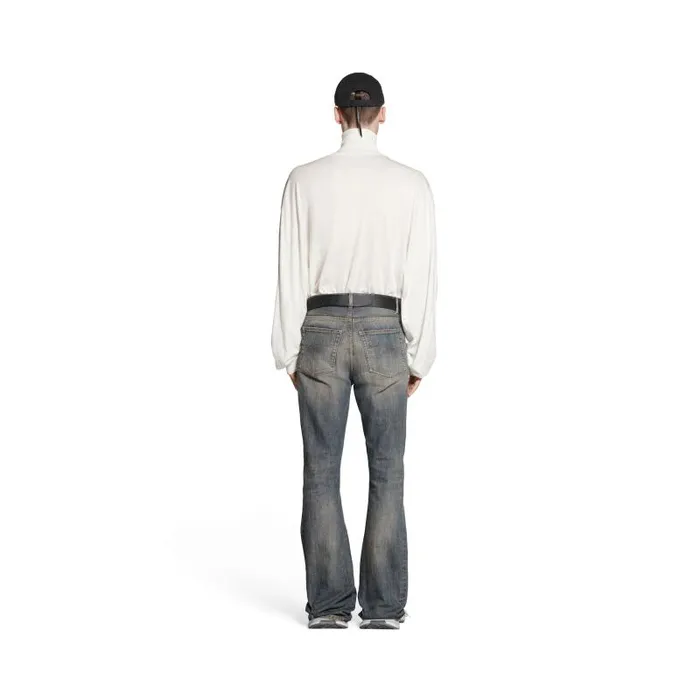 Balenciaga Pants WomenMen Bootcut Pants In Light Blue Light Blue Balenciaga Pants WomenMen Bootcut Pants In Light Blue Light Blue
