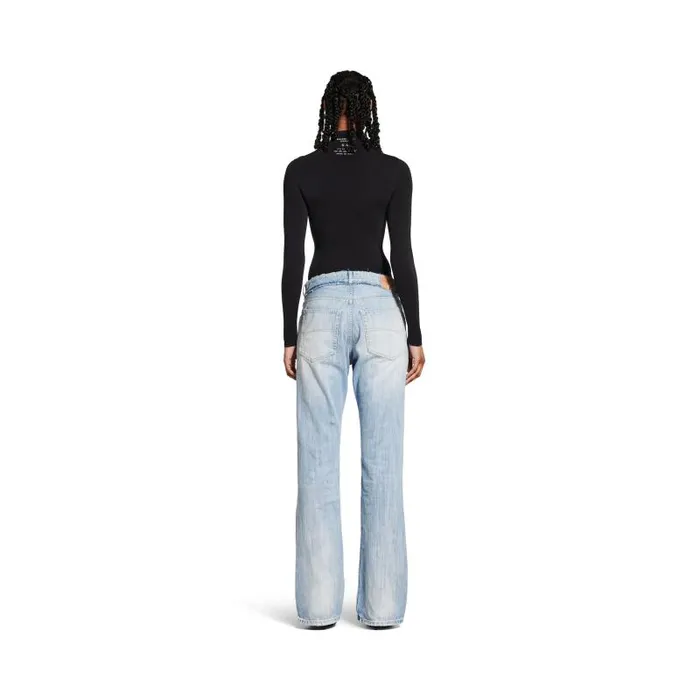 Balenciaga Pants Women Women039s Low Waist Pants In Light Blue Light Blue Balenciaga Pants Women Women039s Low Waist Pants In Light Blue Light Blue