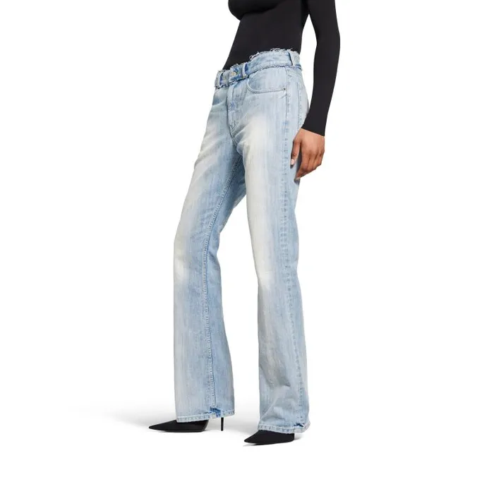 Balenciaga Pants Women Women039s Low Waist Pants In Light Blue Light Blue Balenciaga Pants Women Women039s Low Waist Pants In Light Blue Light Blue