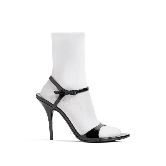 Balenciaga Pumps and Heels Women Women039s Avenue Sock 110mm Sandal In Blackwhite Blackwhite Balenciaga Pumps and Heels Women Women039s Avenue Sock 110mm Sandal In Blackwhite Blackwhite
