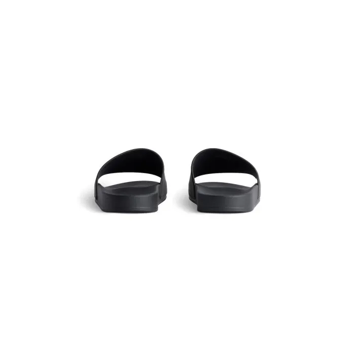 Balenciaga Sandals and Mules Men Men039s Pool Slide Sandal In Black Black Balenciaga Sandals and Mules Men Men039s Pool Slide Sandal In Black Black