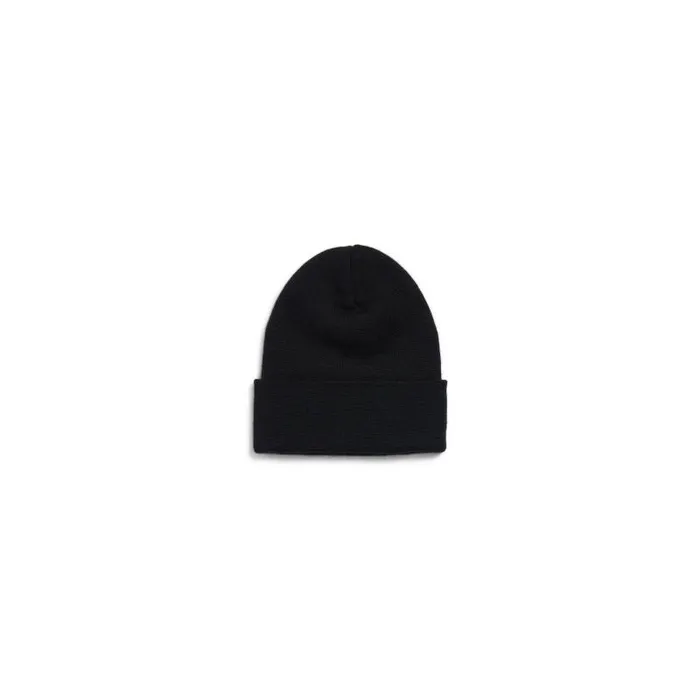 Balenciaga Scarves and Caps WomenMen Patch Beanie In Black Black