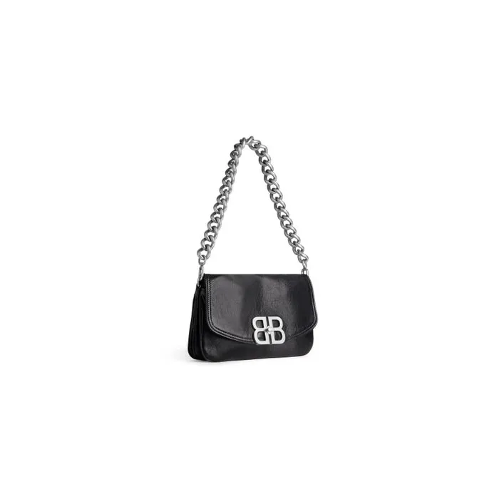 Balenciaga Shoulder Bags WomenMen Women039s Bb Soft Small Flap Bag In Black Black Balenciaga Shoulder Bags WomenMen Women039s Bb Soft Small Flap Bag In Black Black
