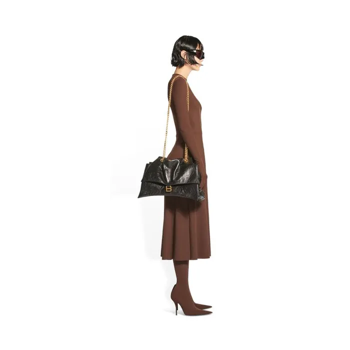 Balenciaga Shoulder Bags Women Women039s Crush Large Chain Bag In Black Black Balenciaga Shoulder Bags Women Women039s Crush Large Chain Bag In Black Black