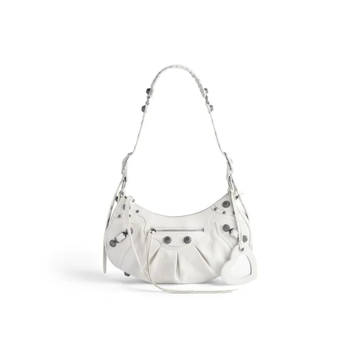 Balenciaga Shoulder Bags Women Women039s Le Cagole Small Shoulder Bag In White White Balenciaga Shoulder Bags Women Women039s Le Cagole Small Shoulder Bag In White White