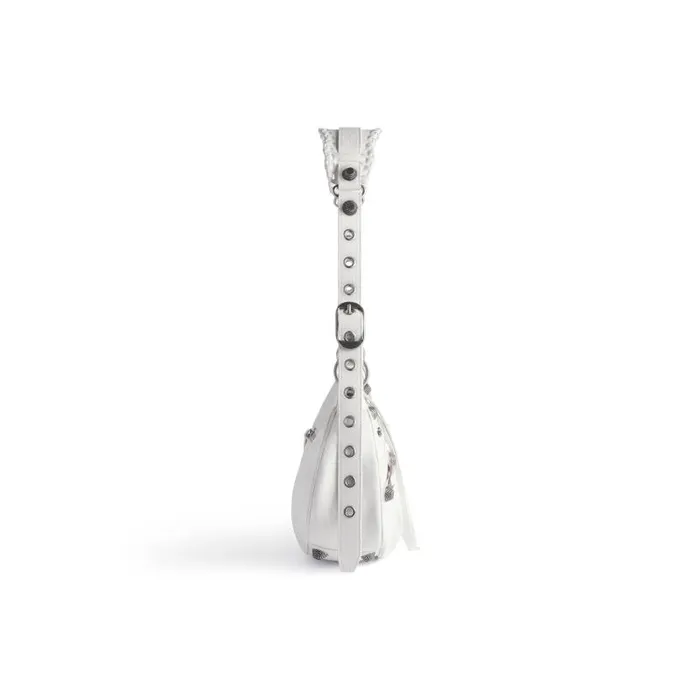 Balenciaga Shoulder Bags Women Women039s Le Cagole Small Shoulder Bag In White White Balenciaga Shoulder Bags Women Women039s Le Cagole Small Shoulder Bag In White White