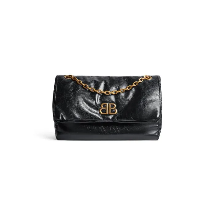 Balenciaga Shoulder Bags Women Women039s Monaco Medium Chain Bag In Black Black Balenciaga Shoulder Bags Women Women039s Monaco Medium Chain Bag In Black Black