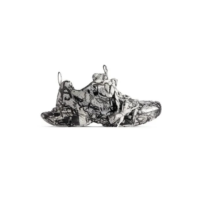 Balenciaga Sneakers Men Men039s 3xl Extreme Graffiti Sneaker In Whiteblack Whiteblack Balenciaga Sneakers Men Men039s 3xl Extreme Graffiti Sneaker In Whiteblack Whiteblack