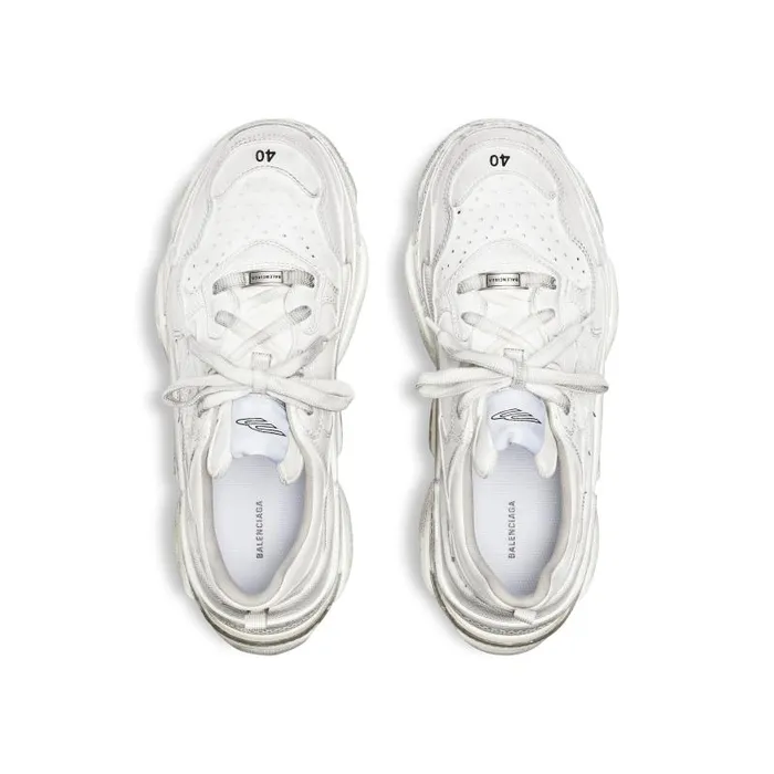 Balenciaga Sneakers Men Men039s Triple S Sporty Sneaker In White White Balenciaga Sneakers Men Men039s Triple S Sporty Sneaker In White White