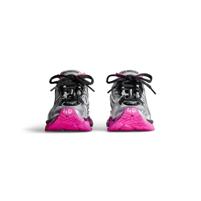 Balenciaga Sneakers Women Women039s Runner Sneaker In Silverblackneonpink Silverblackneonpink Balenciaga Sneakers Women Women039s Runner Sneaker In Silverblackneonpink Silverblackneonpink