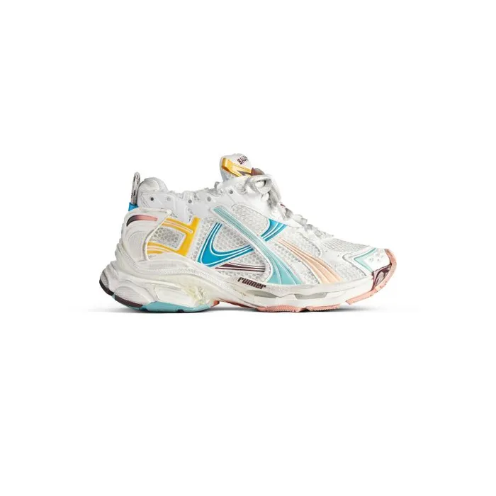 Balenciaga Sneakers Women Women039s Runner Sneaker In Whiteyellowpinkblue Whiteyellowpinkblue Balenciaga Sneakers Women Women039s Runner Sneaker In Whiteyellowpinkblue Whiteyellowpinkblue
