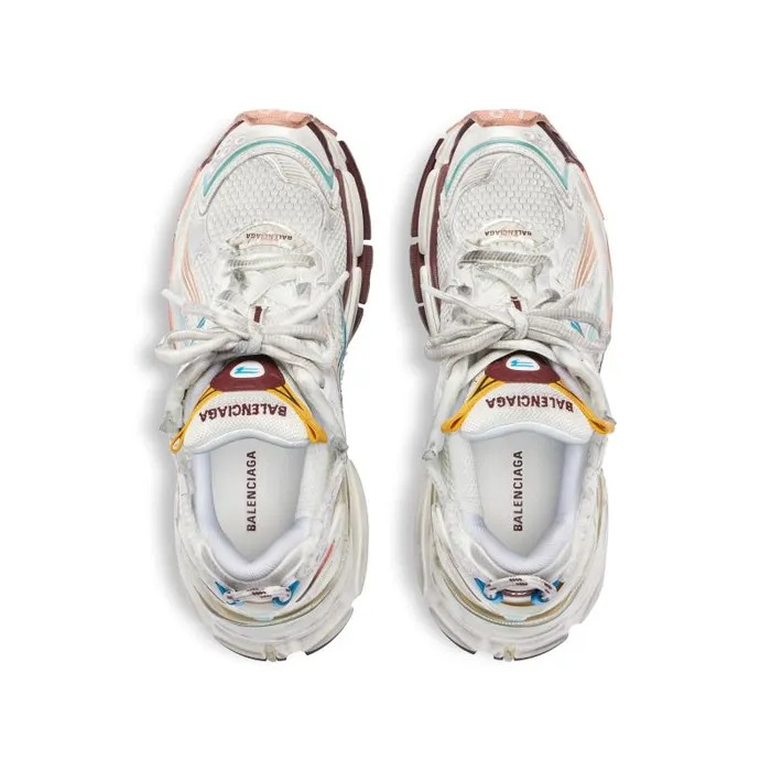 Balenciaga Sneakers Women Women039s Runner Sneaker In Whiteyellowpinkblue Whiteyellowpinkblue