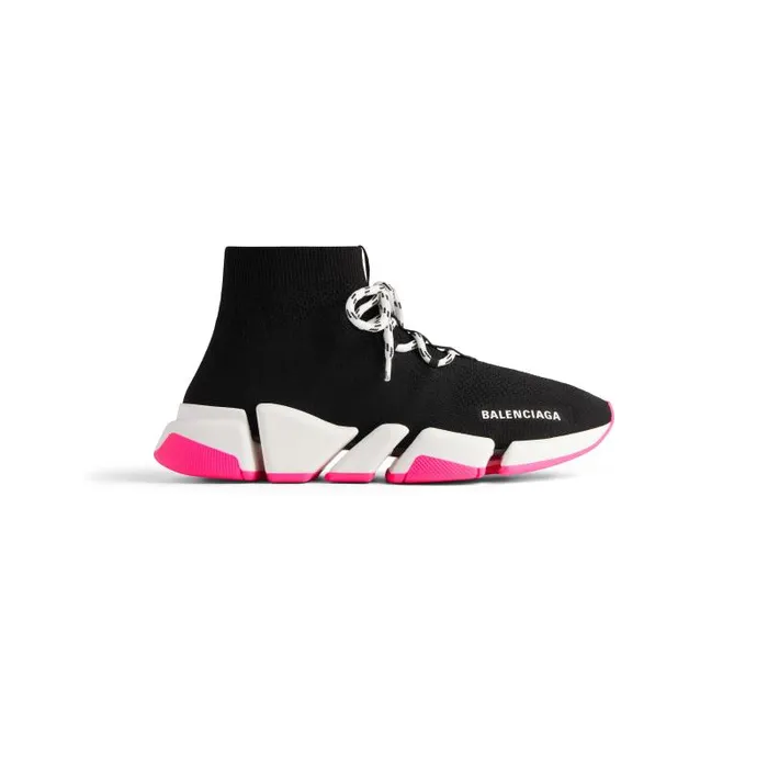 Balenciaga Sneakers Women Women039s Speed 20 Laceup Recycled Knit Sneaker In Black Black Balenciaga Sneakers Women Women039s Speed 20 Laceup Recycled Knit Sneaker In Black Black
