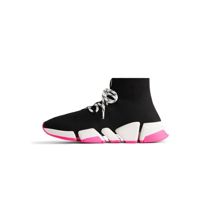 Balenciaga Sneakers Women Women039s Speed 20 Laceup Recycled Knit Sneaker In Black Black Balenciaga Sneakers Women Women039s Speed 20 Laceup Recycled Knit Sneaker In Black Black