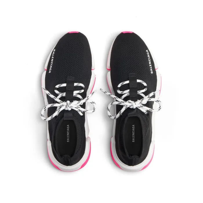 Balenciaga Sneakers Women Women039s Speed 20 Laceup Recycled Knit Sneaker In Black Black Balenciaga Sneakers Women Women039s Speed 20 Laceup Recycled Knit Sneaker In Black Black