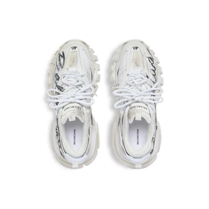 Balenciaga Sneakers Women Women039s Track Signature Sneaker In Whiteblack Whiteblack Balenciaga Sneakers Women Women039s Track Signature Sneaker In Whiteblack Whiteblack
