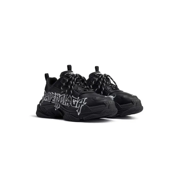 Balenciaga Sneakers Women Women039s Triple S Sneaker Diy Metal In Blackwhite Blackwhite Balenciaga Sneakers Women Women039s Triple S Sneaker Diy Metal In Blackwhite Blackwhite