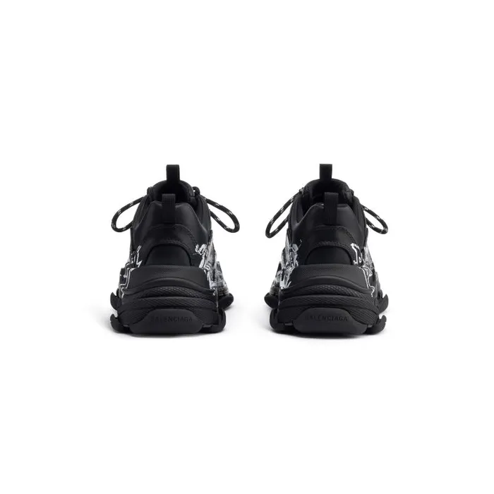 Balenciaga Sneakers Women Women039s Triple S Sneaker Diy Metal In Blackwhite Blackwhite Balenciaga Sneakers Women Women039s Triple S Sneaker Diy Metal In Blackwhite Blackwhite