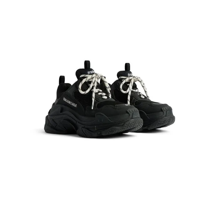 Balenciaga Sneakers Women Women039s Triple S Sneaker In Black Black Balenciaga Sneakers Women Women039s Triple S Sneaker In Black Black