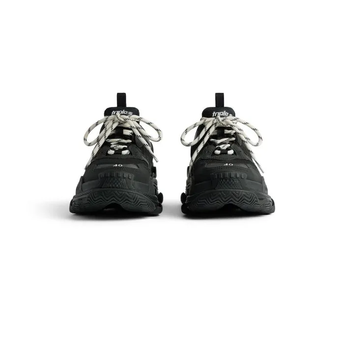 Balenciaga Sneakers Women Women039s Triple S Sneaker In Black Black Balenciaga Sneakers Women Women039s Triple S Sneaker In Black Black