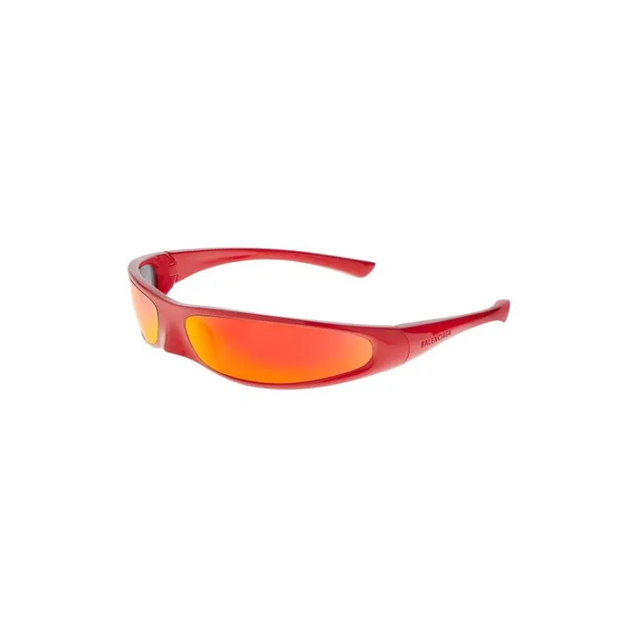 Balenciaga Sunglasses WomenMen Blade Rectangle Sunglasses In Red Red