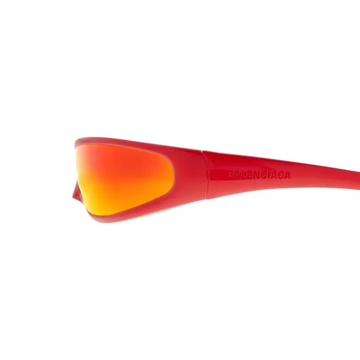 Balenciaga Sunglasses WomenMen Blade Rectangle Sunglasses In Red Red