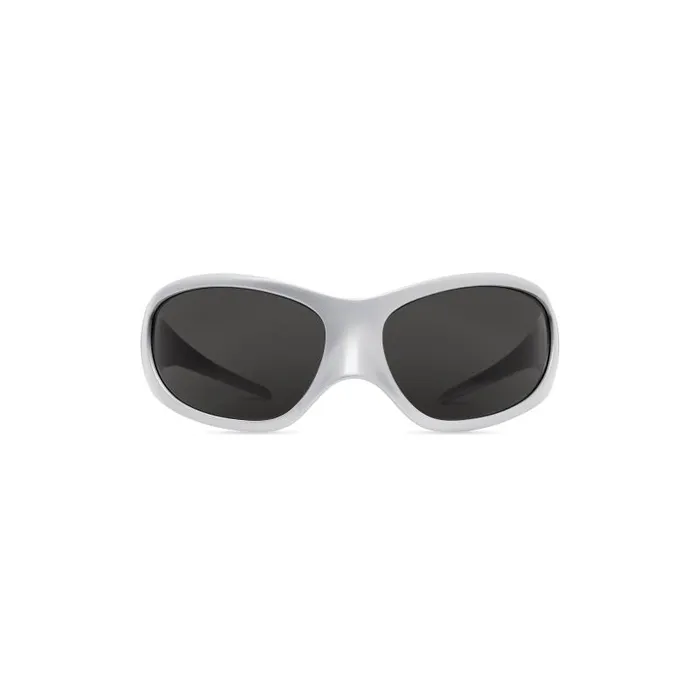 Balenciaga Sunglasses WomenMen Skin Xxl Cat Sunglasses In Silver Silver