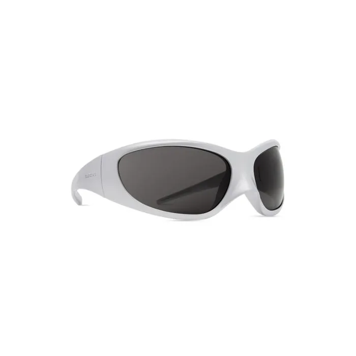 Balenciaga Sunglasses WomenMen Skin Xxl Cat Sunglasses In Silver Silver Balenciaga Sunglasses WomenMen Skin Xxl Cat Sunglasses In Silver Silver